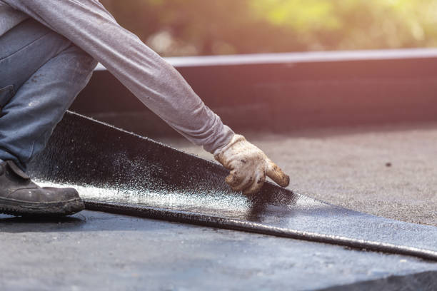 Professional Exterior Waterproofing technician working in Greenwich, OH